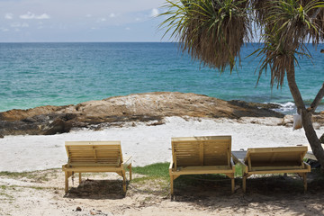 Chairs on the beach. © Stephane BENITO