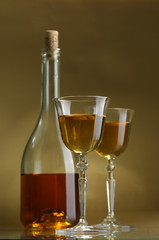 Red and white wine