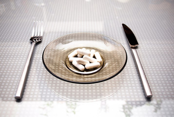 plate of pills