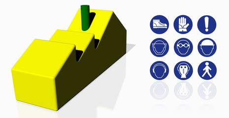 Fabbrica con autoprotezioni
