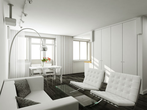 Interioir of modern living-room
