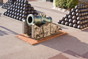 Kanone des Palais Princier de Monaco