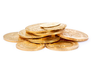 Old gold coins