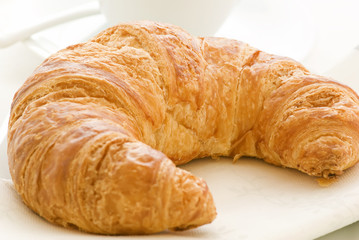 Croissant zum Frühstück