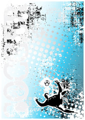 soccer poster blue background 3