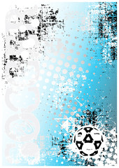 soccer poster blue background 1