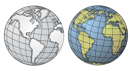 Obraz premium Globe vector