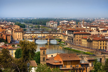 Fototapeta na wymiar Florence panoramiczny krajobraz