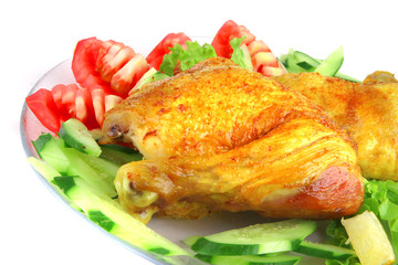 roasted chicken drumstick