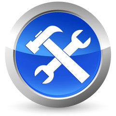 Fototapeta premium Werkzeug - Button