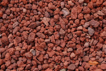 Red Volcanic Rock Texture - 16376349