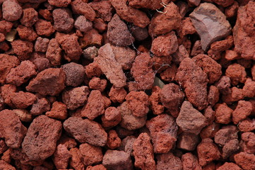 Red Volcanic Rock Texture
