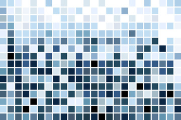 blue mosaic