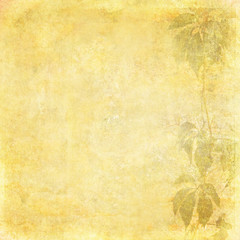 grunge floral background with space for text or image