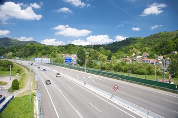 highway at langreo asturias