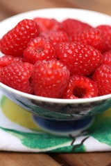 reife himbeeren raspberries