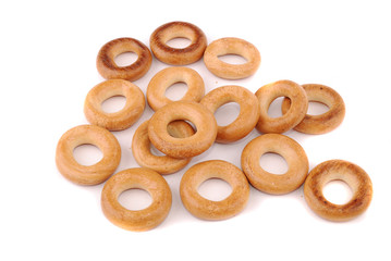 Round golden bagels