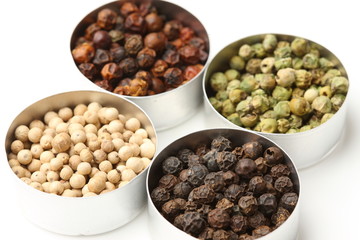 Four kinds of pepper