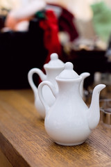 two teapots