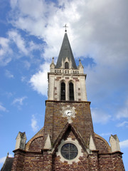 Fototapeta na wymiar façade d'église