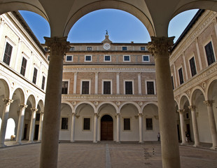 Fototapeta na wymiar Urbino, Palast