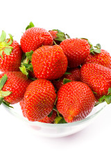strawberries in the bowl