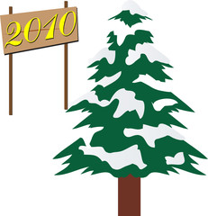 coming new year illustration