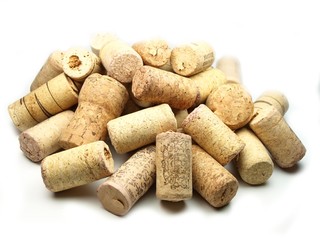 Collection of vine corks