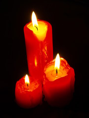 Red candles