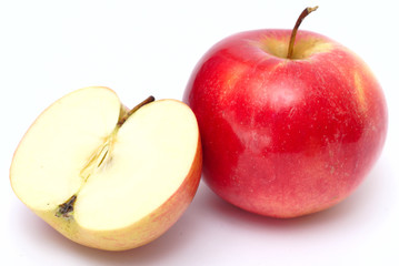 slice of juicy apple