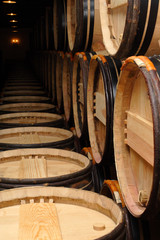 group of barrels