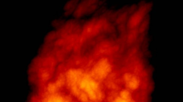 fiery background animation / imitation of chemical fire / burn