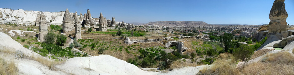 Fototapeta na wymiar Panorama Cappadoce