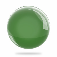 Blank Deep Green Sphere Float