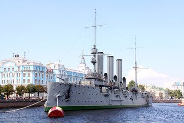 Aurora - symbol of revolution in Russia