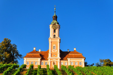 The baroque Birnau monastery church