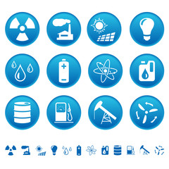 Energy & resource icons