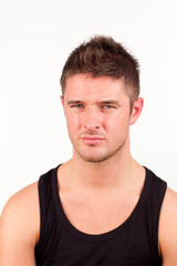 Fototapeta premium young athletic man