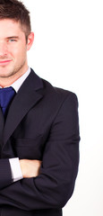 Businessman with his arms Folded