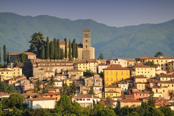 Barga at Sunset