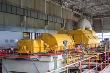 Old ussr steam turbine made by LMZ © Igor Gerasjov