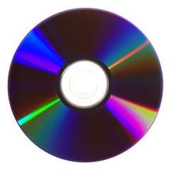 CD/DVD isolated on white background