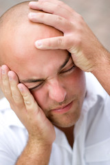 Obraz premium Man In Pain