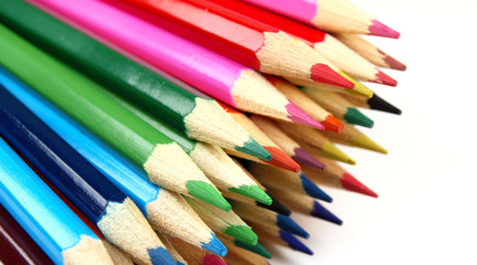 Naklejka premium Crayons