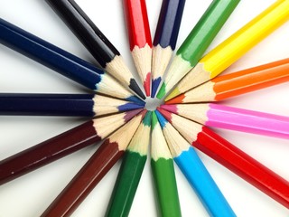 Fototapeta premium Colored crayons