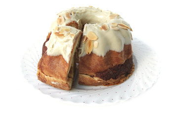 biscuit pie on white dish