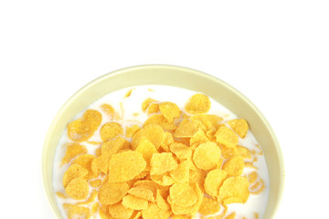 cornflakes and milk