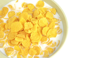 cornflakes and milk