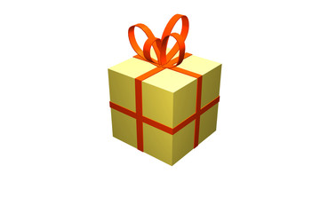 Obraz premium yellow gift