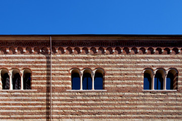Obraz premium Verona, trifore di palazzo scaligero